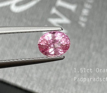 【WILLS LIVE TALK】1.51ct 無燒粉橙Padparadscha - WILLS JEWELLERY