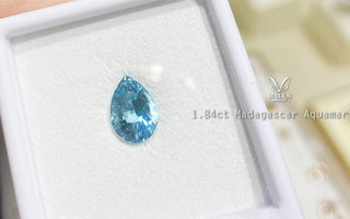 【WILLS LIVE TALK】1.84ct 梨形海藍寶石 Aquamarine - WILLS JEWELLERY