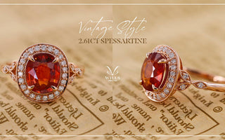 【WILLS LIVE TALK】2.61ct 芬達石・復古珠邊戒指 - WILLS JEWELLERY