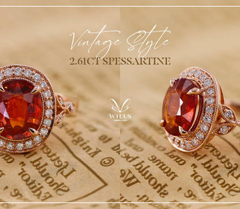 【WILLS LIVE TALK】2.61ct 芬達石・復古珠邊戒指 - WILLS JEWELLERY