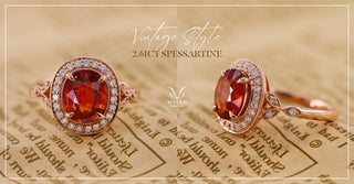 【WILLS LIVE TALK】2.61ct 芬達石・復古珠邊戒指 - WILLS JEWELLERY