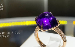 WILLS 款式鑒賞 ~ Sugarloaf Amethyst 玫瑰金鑽石戒指 - WILLS JEWELLERY