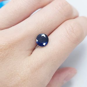 2.00ct 天然橢圓形切割藍寶石 (附証書) - WILLS JEWELLERY