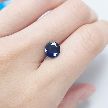 2.00ct 天然橢圓形切割藍寶石 (附証書) - WILLS JEWELLERY