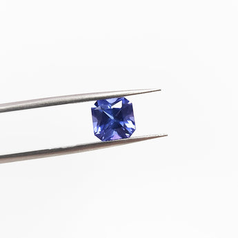3.00ct 天然上丁方形切割坦桑石 - WILLS JEWELLERY