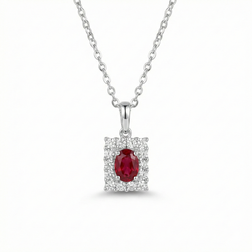 皇家風範紅寶石吊墜 - WILLS JEWELLERY