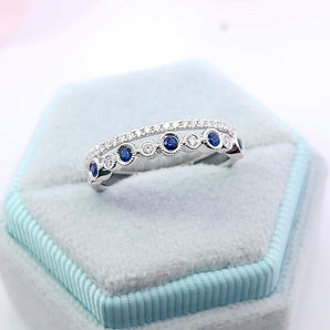 Crown Ring. Sapphire