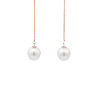 優雅長耳環・日本Akoya珍珠 - WILLS JEWELLERY