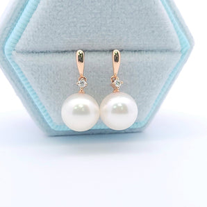 垂吊耳環・日本Akoya珍珠 - WILLS JEWELLERY