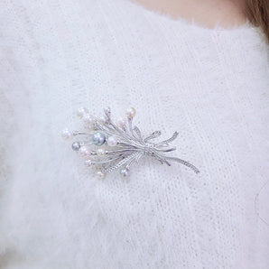 花束胸針 • 日本Akoya珍珠 - WILLS JEWELLERY