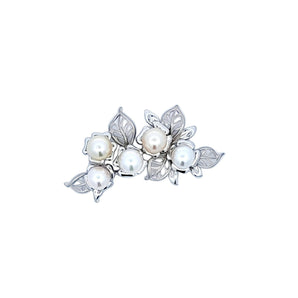 花卉胸針 • 日本Akoya珍珠 - WILLS JEWELLERY