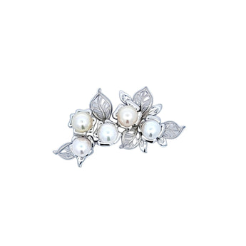 花卉胸針 • 日本Akoya珍珠 - WILLS JEWELLERY