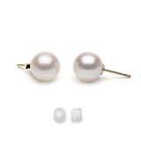 【網店限定】經典日本Akoya珍珠耳環 (6-7mm) - WILLS JEWELLERY