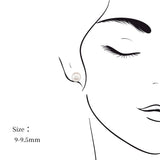 經典日本Akoya珍珠耳環 (9 - 9.5mm) - WILLS JEWELLERY
