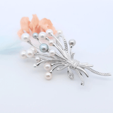 花束胸針 • 日本Akoya珍珠 - WILLS JEWELLERY