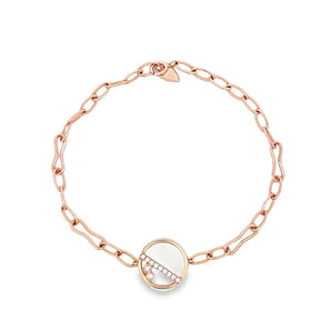 Enchaîner圓形手鏈．珍珠貝母 - WILLS JEWELLERY