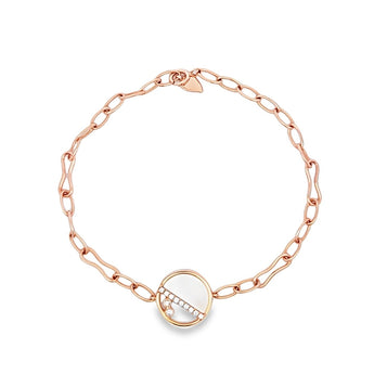 Enchaîner圓形手鏈．珍珠貝母 - WILLS JEWELLERY