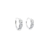 （網店限定！）Enchaîner圈形耳環．鑽石 - WILLS JEWELLERY