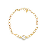 Enchaîner圓形手鏈．鑽石 - WILLS JEWELLERY