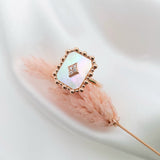 Enchaîner撲克牌戒指．珍珠貝母 - WILLS JEWELLERY