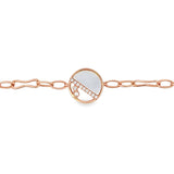 Enchaîner圓形手鏈．珍珠貝母 - WILLS JEWELLERY