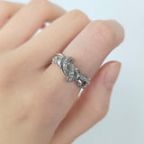 Enchaîner扭結戒指．鑽石 - WILLS JEWELLERY