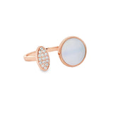 Enchaîner圓形開口戒指．珍珠貝母 - WILLS JEWELLERY