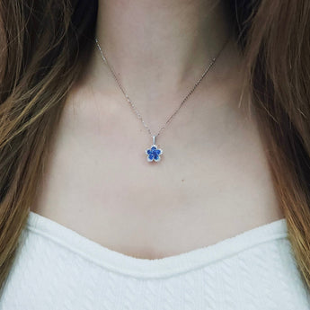 （網店限定！）Garden 吊墜．藍寶石 - WILLS JEWELLERY