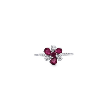 風車戒指・紅寶石 - WILLS JEWELLERY