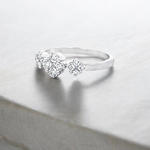 三花戒指・鑽石 - WILLS JEWELLERY