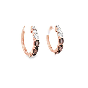 公主耳環・茶晶 - WILLS JEWELLERY