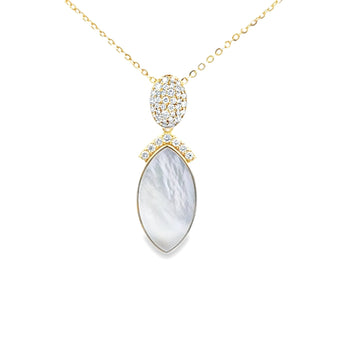 水滴吊墜・珍珠貝母 - WILLS JEWELLERY