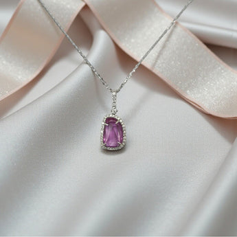 粉紅藍寶石吊墜 - WILLS JEWELLERY