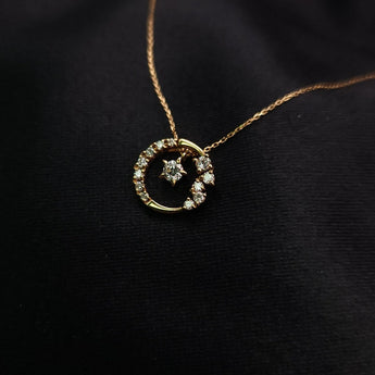 繁星頸鏈．鑽石 - WILLS JEWELLERY