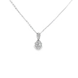 花朵吊墜．鑽石 - WILLS JEWELLERY