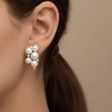 層次珍珠耳環 - WILLS JEWELLERY