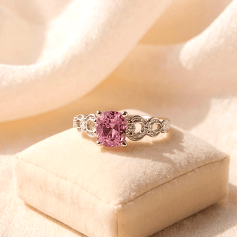 絲帶戒指 · 粉紫尖晶石 - WILLS JEWELLERY