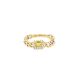 拼接款戒指．黃色藍寶石 - WILLS JEWELLERY