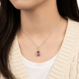 粉紅藍寶石吊墜 - WILLS JEWELLERY