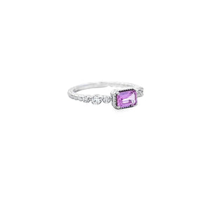 夢幻戒指・粉紅藍寶石 - WILLS JEWELLERY