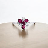 風車戒指・紅寶石 - WILLS JEWELLERY