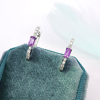 公主耳環・紫晶 - WILLS JEWELLERY