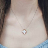 幸運四葉草頸鏈．鑽石 - WILLS JEWELLERY