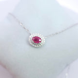 華麗風頸鏈．鴿血紅紅寶石 - WILLS JEWELLERY