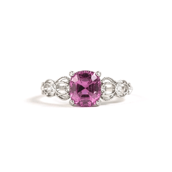 絲帶戒指 · 粉紫尖晶石 - WILLS JEWELLERY