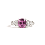 絲帶戒指 · 粉紫尖晶石 - WILLS JEWELLERY