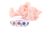 彩虹戒指．彩色藍寶石 - WILLS JEWELLERY