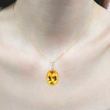 黄柱石閃鑽石吊墜 - WILLS JEWELLERY