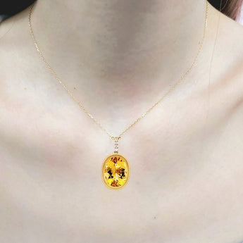 黄柱石閃鑽石吊墜 - WILLS JEWELLERY