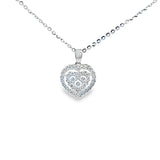 心形吊墜・鑽石 - WILLS JEWELLERY